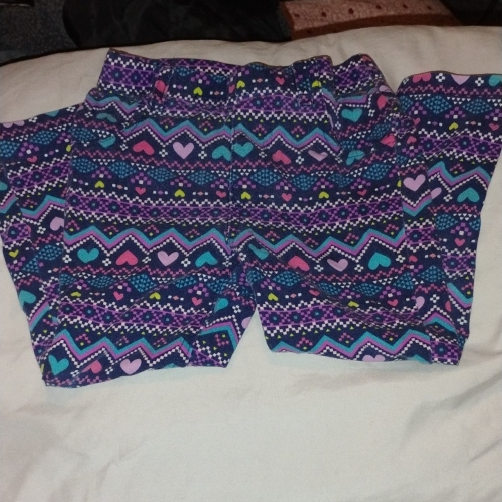 Colorful Heart Pattern Kids Pajamas